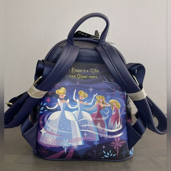 Loungefly Disney Cinderella's Castle Mini Backpack - Picture 3 of 5